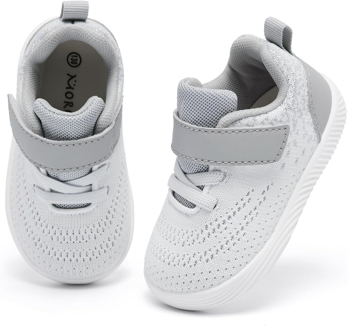 MORENDL Toddler Sneakers Baby Boys & Girls Barefoot Shoes Lightweight Breathable Walking Running