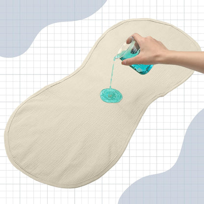3 Pcs Changing Pad Liners Fits in Peanut Shape Changing Pad Waterproof Diaper Mats Organic Cotton