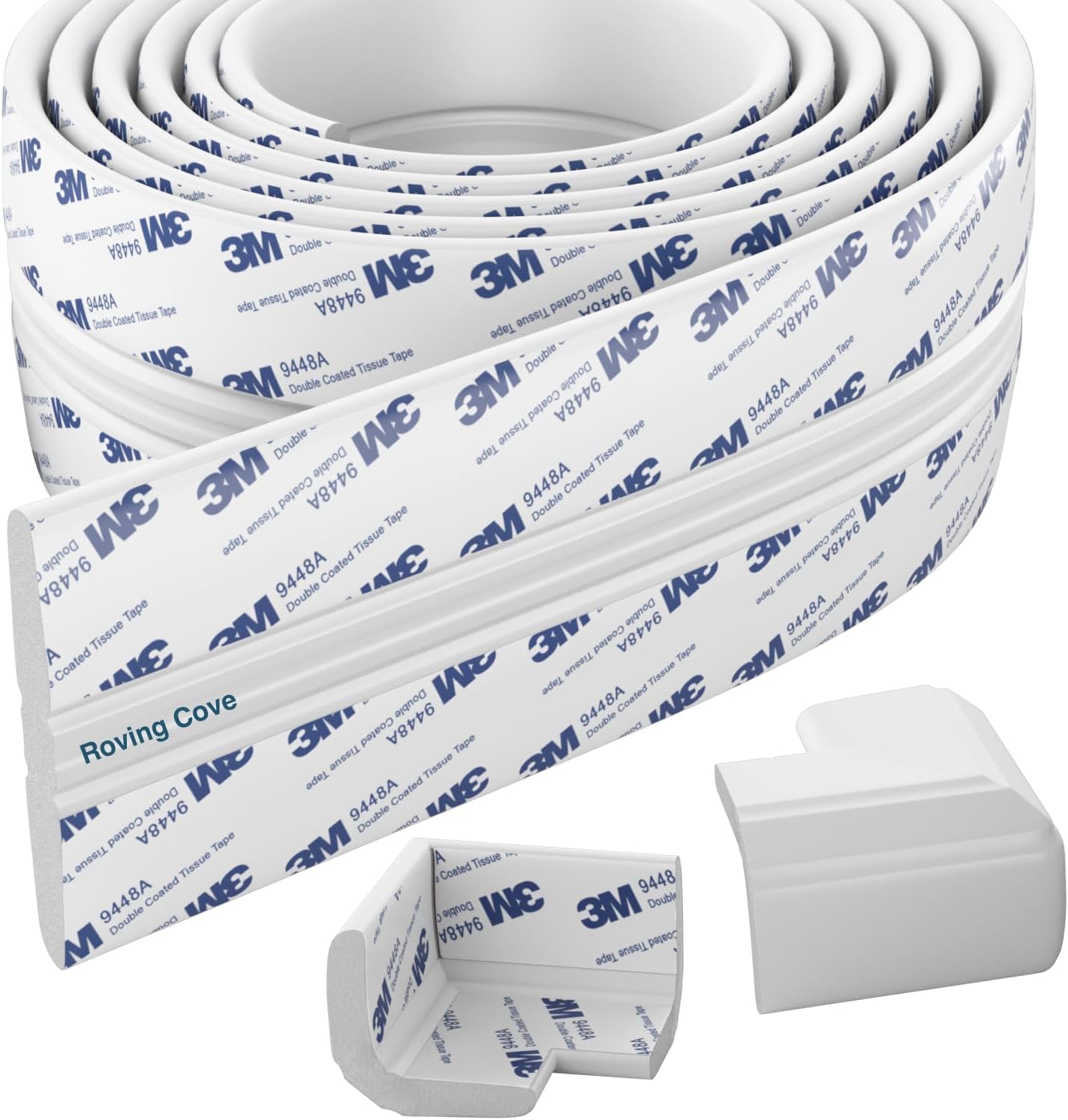 Roving Cove PreFit (Broad) Fireplace Edge Corner Protector (Extra Wide 9ft Edge 2 Corners), Baby