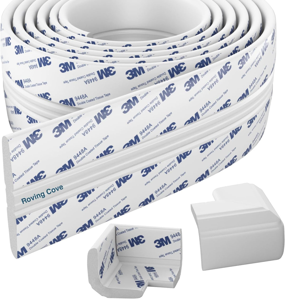 Roving Cove PreFit (Broad) Fireplace Edge Corner Protector (Extra Wide 9ft Edge 2 Corners), Baby