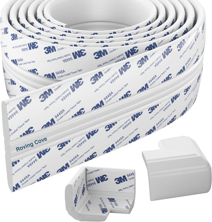 Roving Cove PreFit (Broad) Fireplace Edge Corner Protector (Extra Wide 9ft Edge 2 Corners), Baby