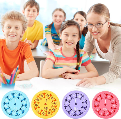 Math Fidget Spinners, Math Fidget Toy Multiplication for Kids, Math Facts Fidget Spinners, Learning