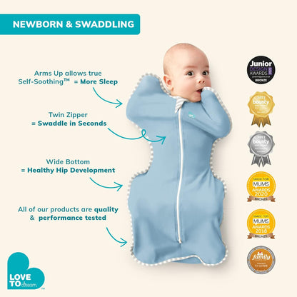 Love To Dream Swaddle UP Self-Soothing Sleep Sack 8-13 lbs., Dramatically Better Sleep, Snug Fit