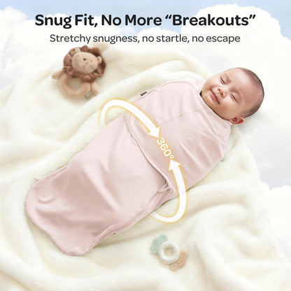Momcozy Swaddles for Newborns, Quiet Fastener Swaddle for Infant 0-3 Months