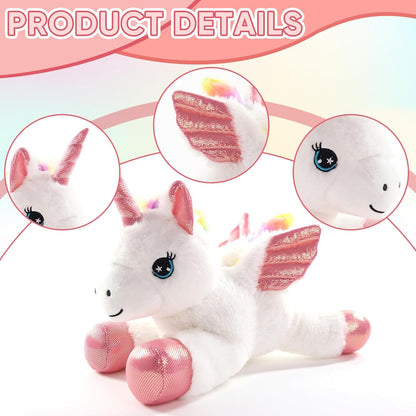 Sew Butiful Unicorn Stuffed Animal, 12in/30cm, Cute Plushies for Girls,Stuffed Unicorn Plush