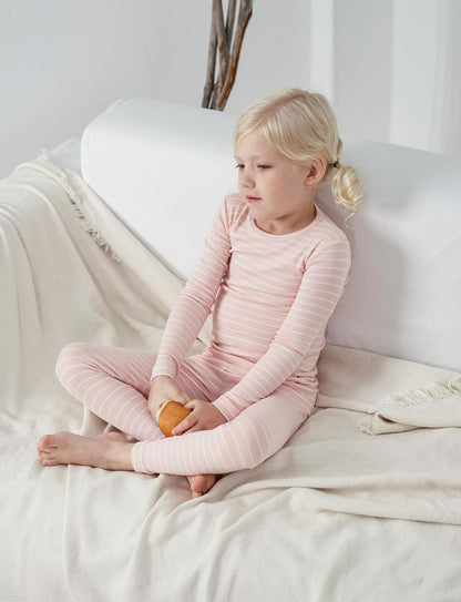 AVAUMA Stripe Pattern Baby Boys Girls Pajama Set Kids Toddler Snug fit Ribbed Sleepwear pjs for