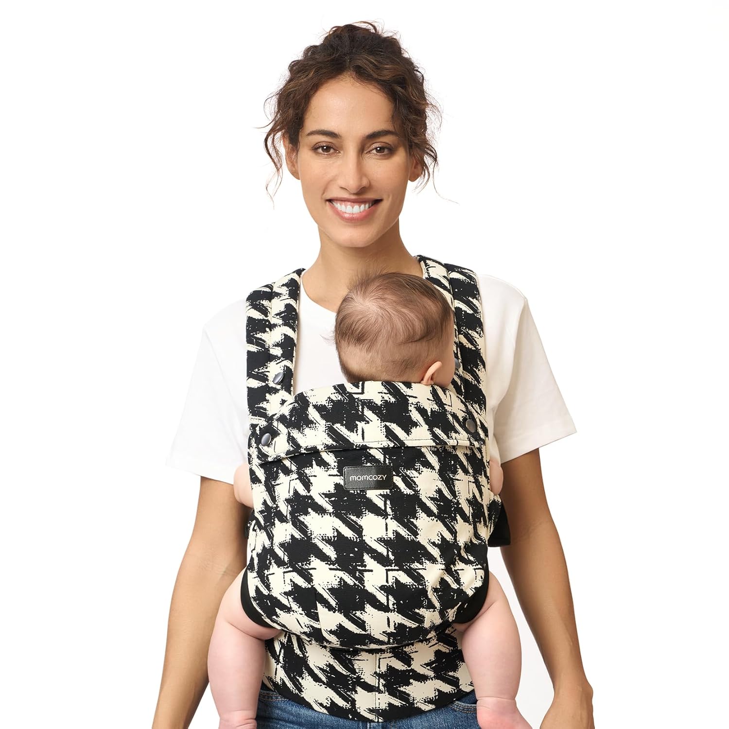 Momcozy Baby Carrier - Ergonomic, Cozy and Lightweight Carrier for 7-44lbs, Effortless to Put On