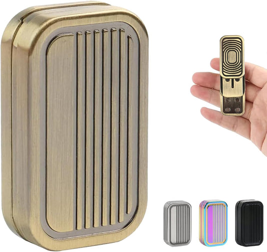 Fidget Slider 3 Layer EDC Gadgets Toy, Metal Magnetic Haptic Fidget Toys for Adults