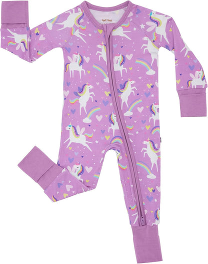 Little Sleepies Pajamas for Baby Boys & Girls, Viscose from Bamboo Baby Pajamas, Preemie & Newborn
