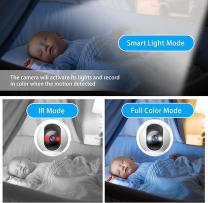 Indoor Security Camera, 5G WiFi Pan/Tilt Home Cameras for Baby Monitor/Pet/Elder/Kids/Bedroom