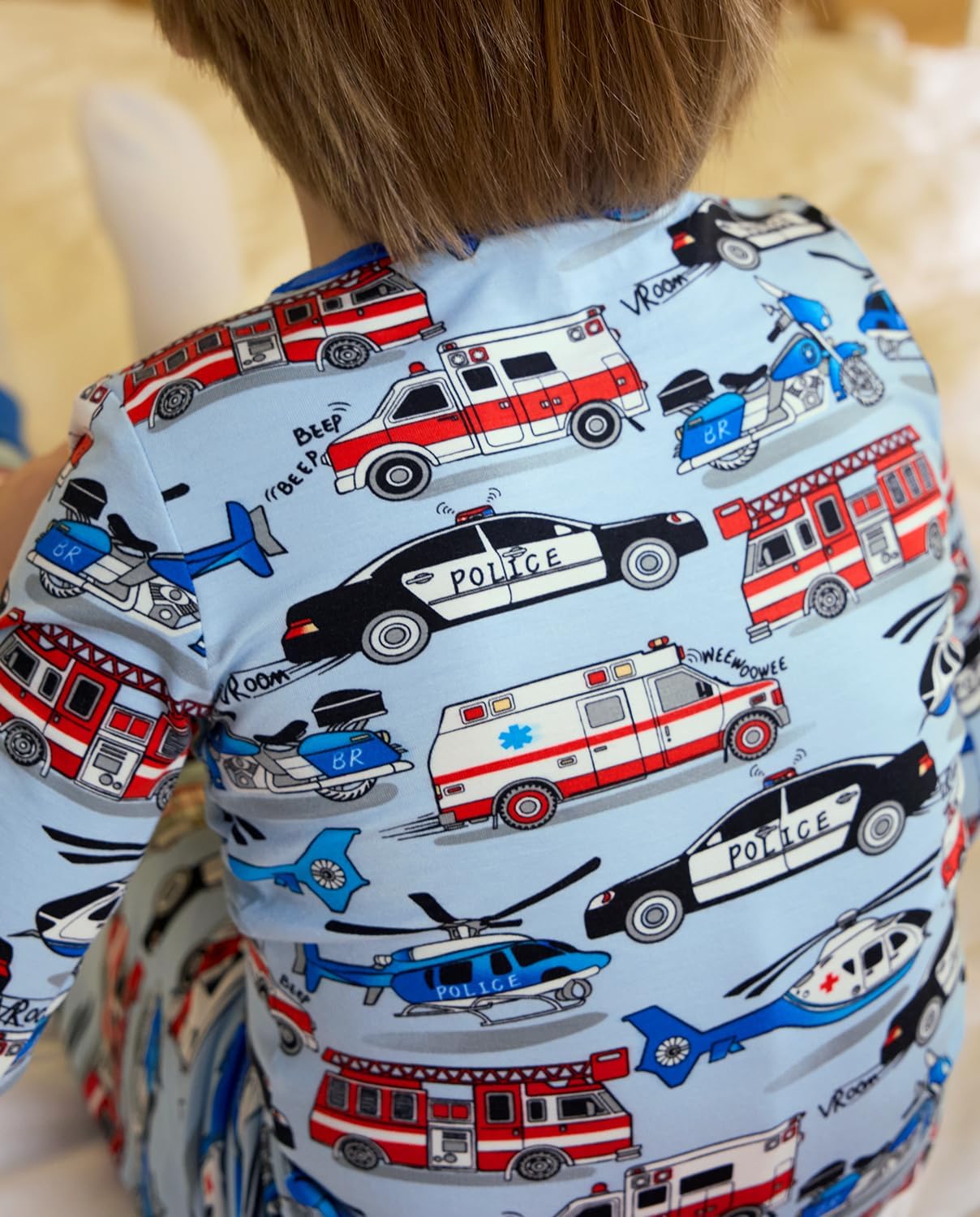 Bamboo Viscose Toddler Pajamas Boys Girls Baby 12M-8Y Pjs Sets Kids 2pcs Snug fit Long-Sleeve