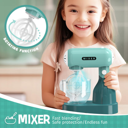 BRIGPICIOUS Play Kitchen Accessories & Appliances, Toys for Girls Ages 3-8
