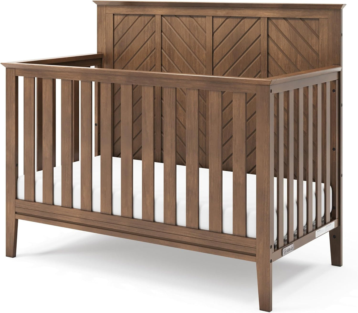 Child Craft Atwood 4-in-1 Convertible Crib, Baby Crib Converts to Day Bed, Toddler Bed and Full