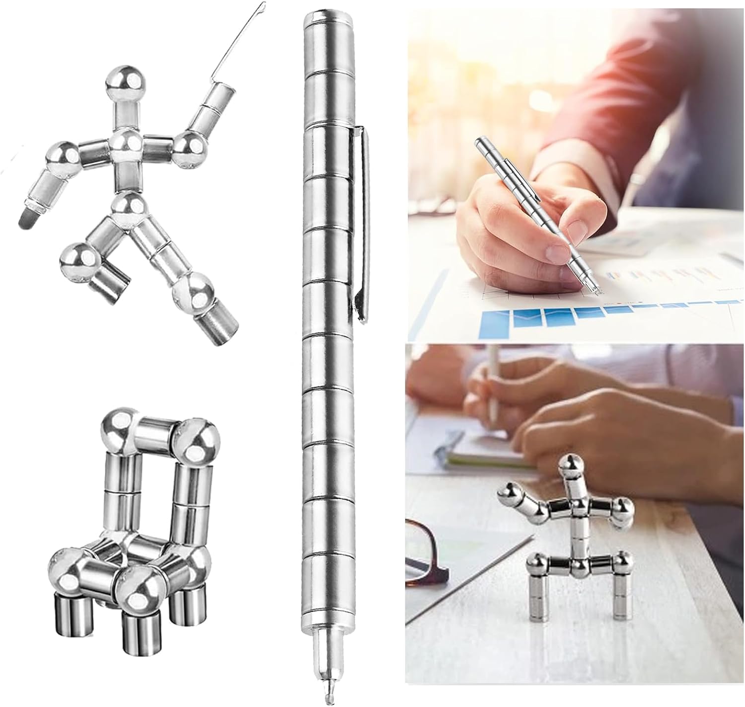 Fidget Pen,Magnetic Pen， Decompression Magnetic Fidget Toy Pen, Magnet Pen Fidget Toy Relieve