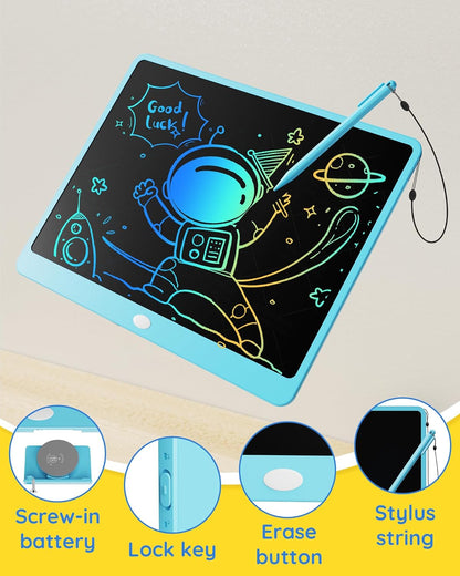 TEKFUN LCD Writing Tablet Doodle Board, 16 Inch Colorful Drawing Tablet Writing Pad, Toddler Toys
