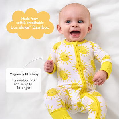 Little Sleepies Pajamas for Baby Boys & Girls, Viscose from Bamboo Baby Pajamas, Preemie & Newborn