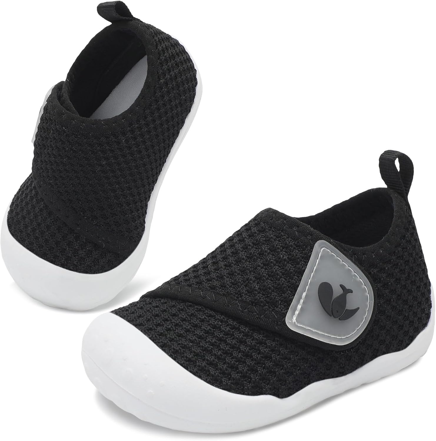 FEETCITY Baby First Walking Shoes Wide Baby Shoes Infant Sneakers Newborn Crib Shoe Barefoot