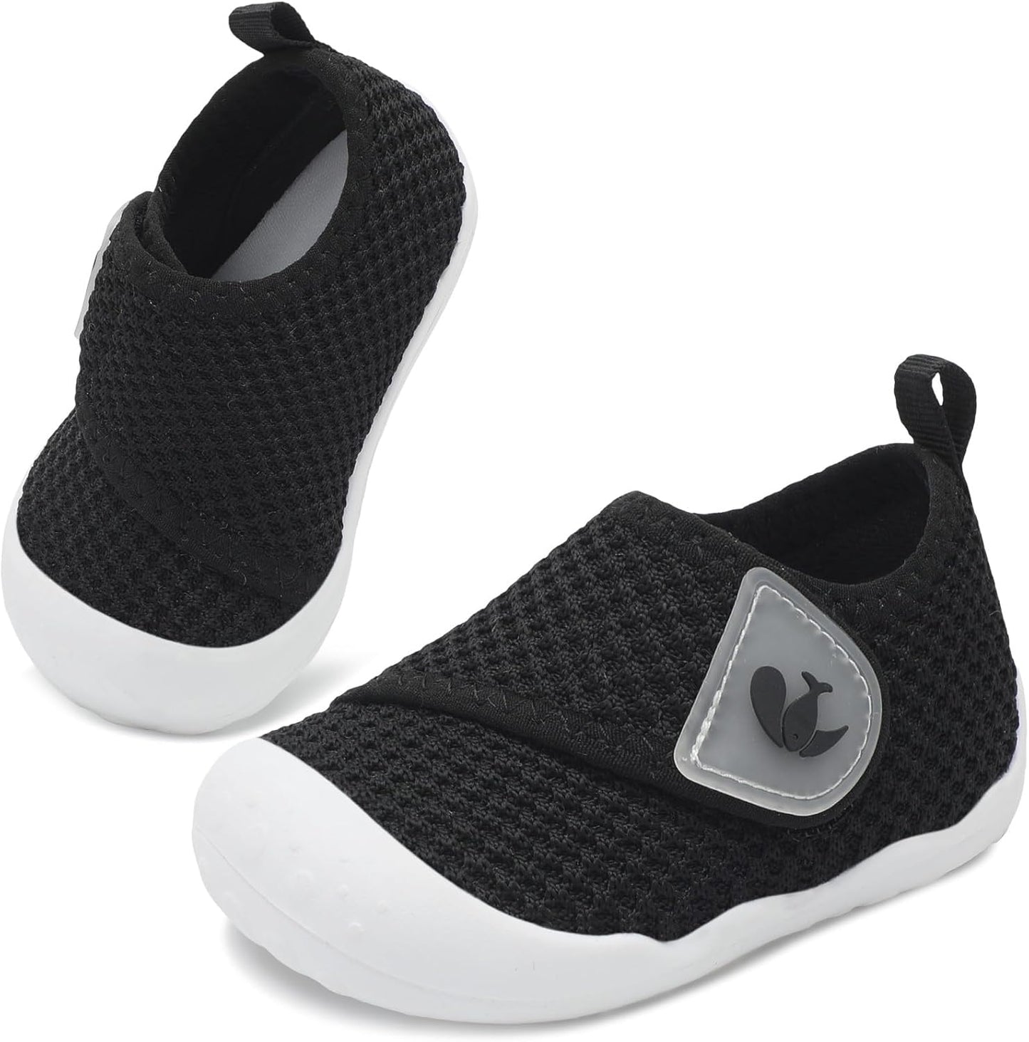FEETCITY Baby First Walking Shoes Wide Baby Shoes Infant Sneakers Newborn Crib Shoe Barefoot