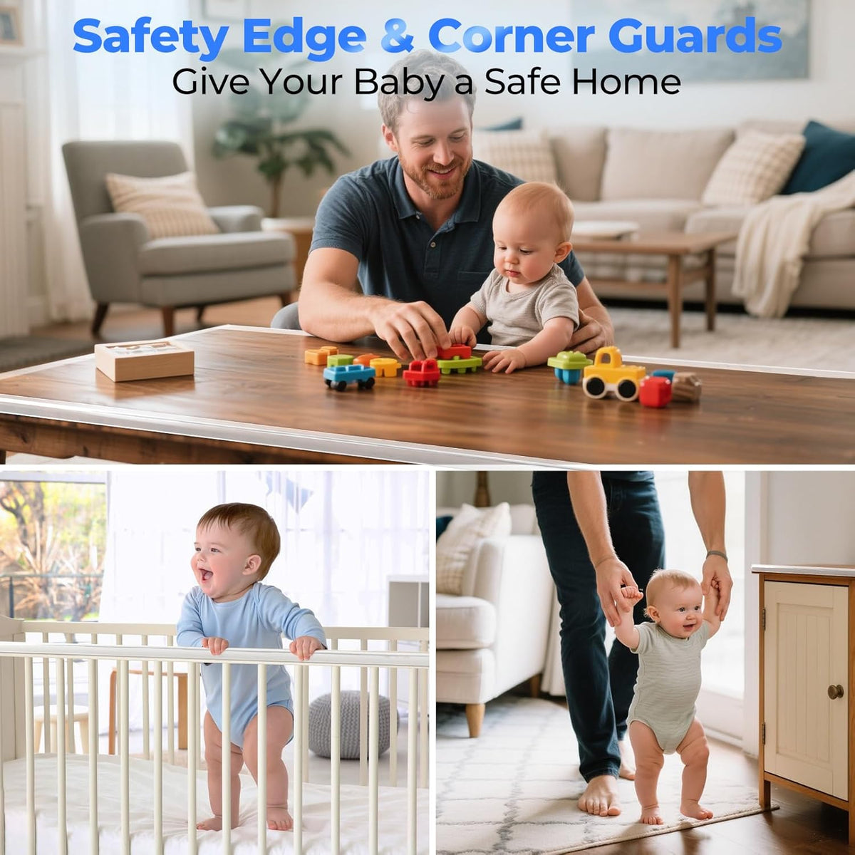 Edge Corner Protector Baby Proofing, Clear Soft Corner Protectors Baby Proof, Furniture Corner