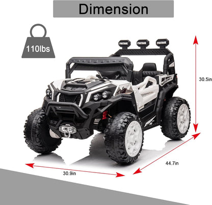 24V Ride On Car for Kids, 4x4 Kids Electric Car with Remote Control Off Road, Children Car with