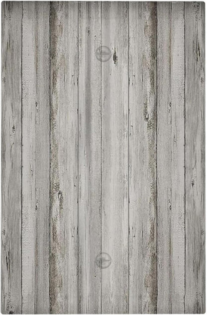 Light Switch Cover Plate Farmhouse Rustic Grey Barn Door Wood 1 Gang No Device Blank Electrical