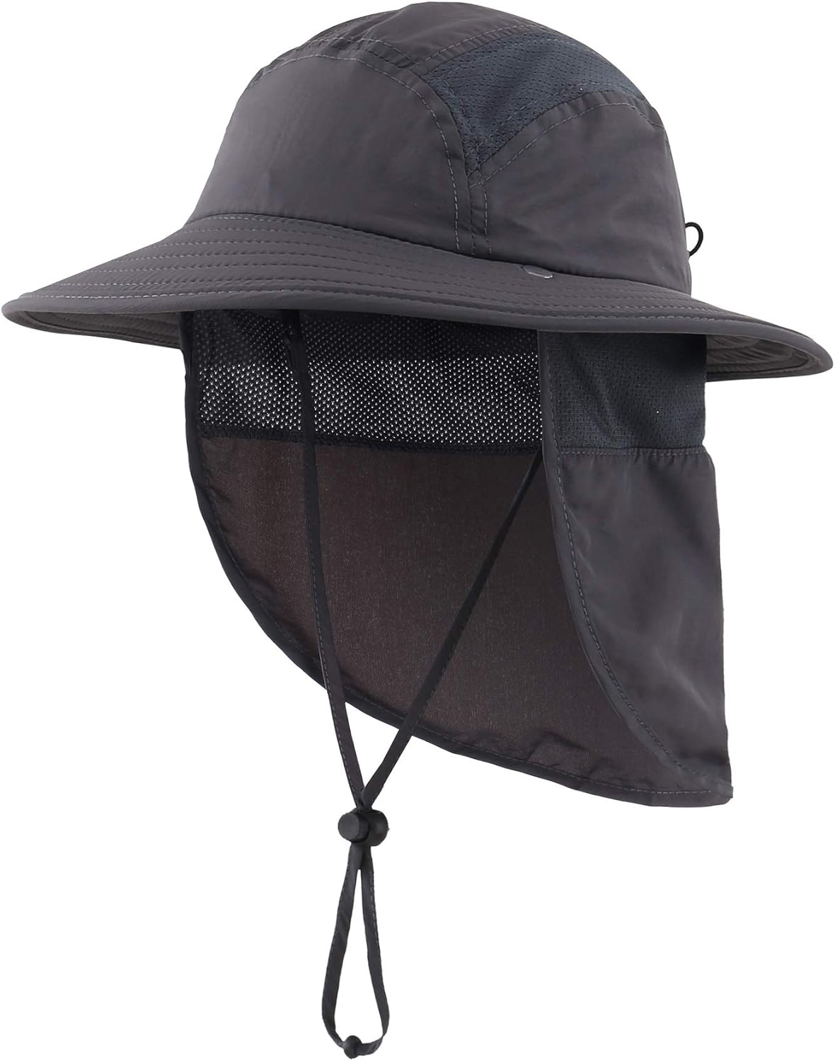 Home Prefer UPF 50+ Boys Sun Hat with Neck Flap Wide Brim Summer Beach Bucket Hat for Boys Girls