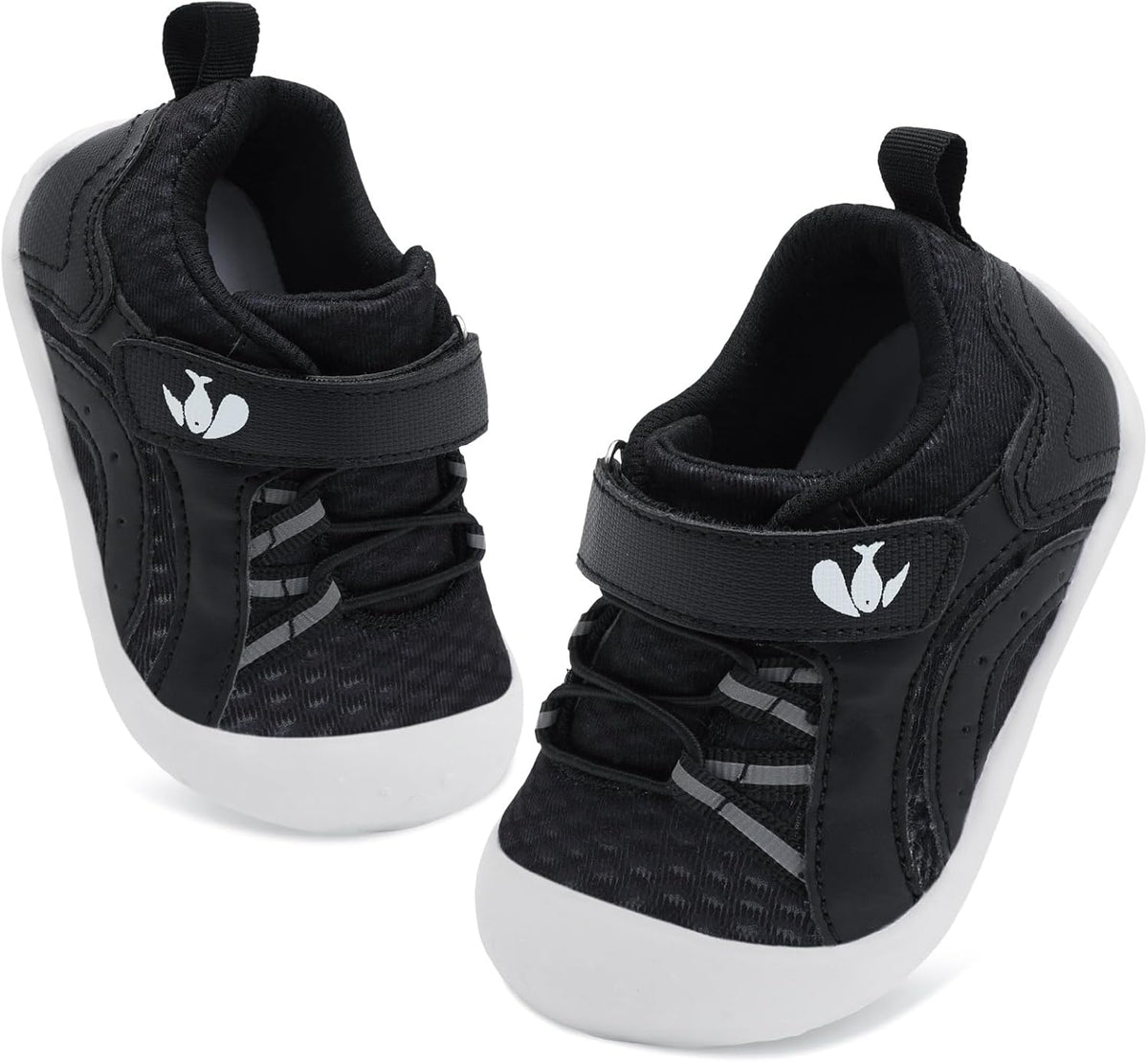 FEETCITY Wide Baby Shoes Boys Girls Baby Barefoot Shoes Breathable Infant Walking Shoe Crib Sock