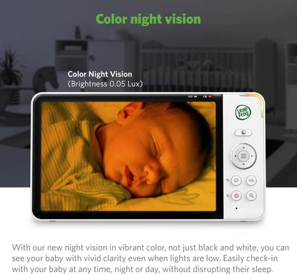 LeapFrog LF930HD Baby Monitor, 7” 720p HD Display,Video Baby Monitor with Camera and Audio, 1080p