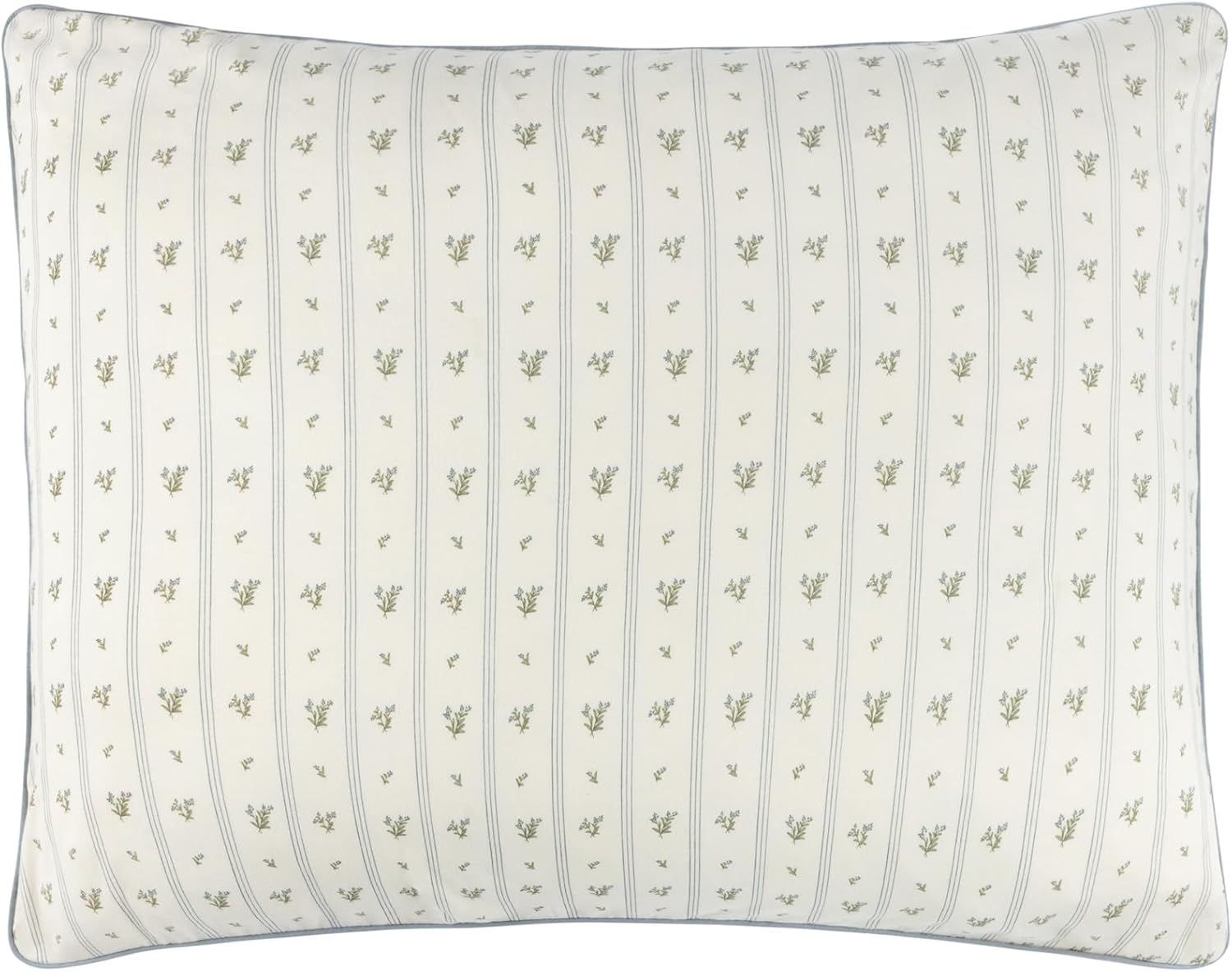 Ely's & Co. Decorative Pillowcase, 20"x26" (Insert Not Included) - Blue Linear Berry Leaf Collection