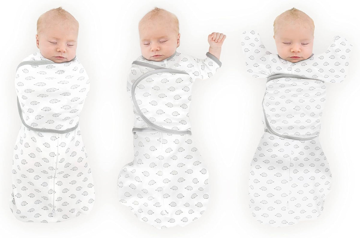 SwaddleDesigns 6-Way Omni Swaddle Sack Arms Up Swaddle for Newborn, More Options to Calm Startle