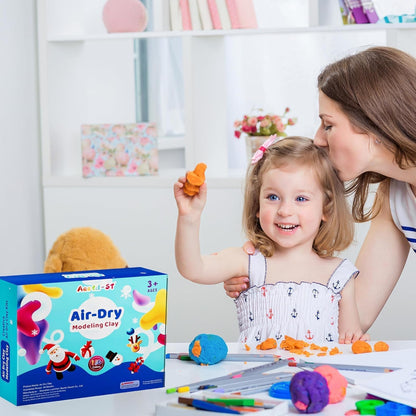 Air Dry Clay 156 Colors, Modeling Clay for Kids, Model Magic Clay, DIY Molding Clay Kit with