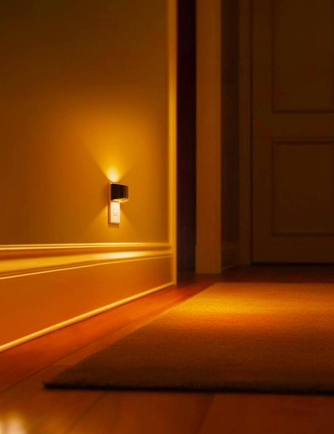 L LOHAS LED Night Light 2 Pack, Night Lights Plug into Wall, Dusk to Dawn Sensor Nightlight, 3