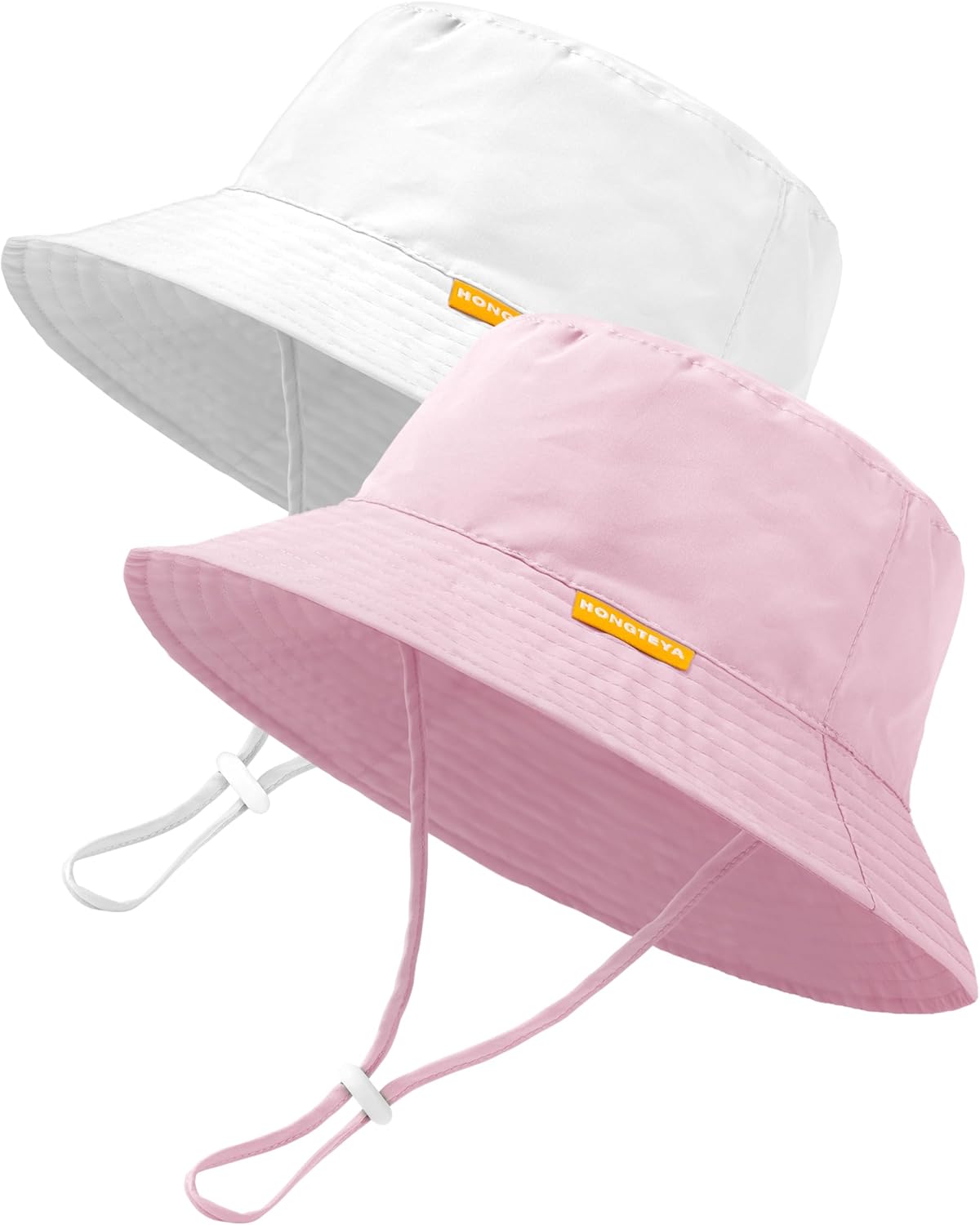 Baby Sun Hat Kids Summer UPF 50+ Toddler Bucket Hat Wide Brim Adjustable Beach Hats for Boys Girls