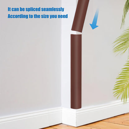 Wall Corner Edge Protector 4 Pack,1.57x1.57x23.62x0.28 inch Soft Baby Proof Corner Guards for Sharp