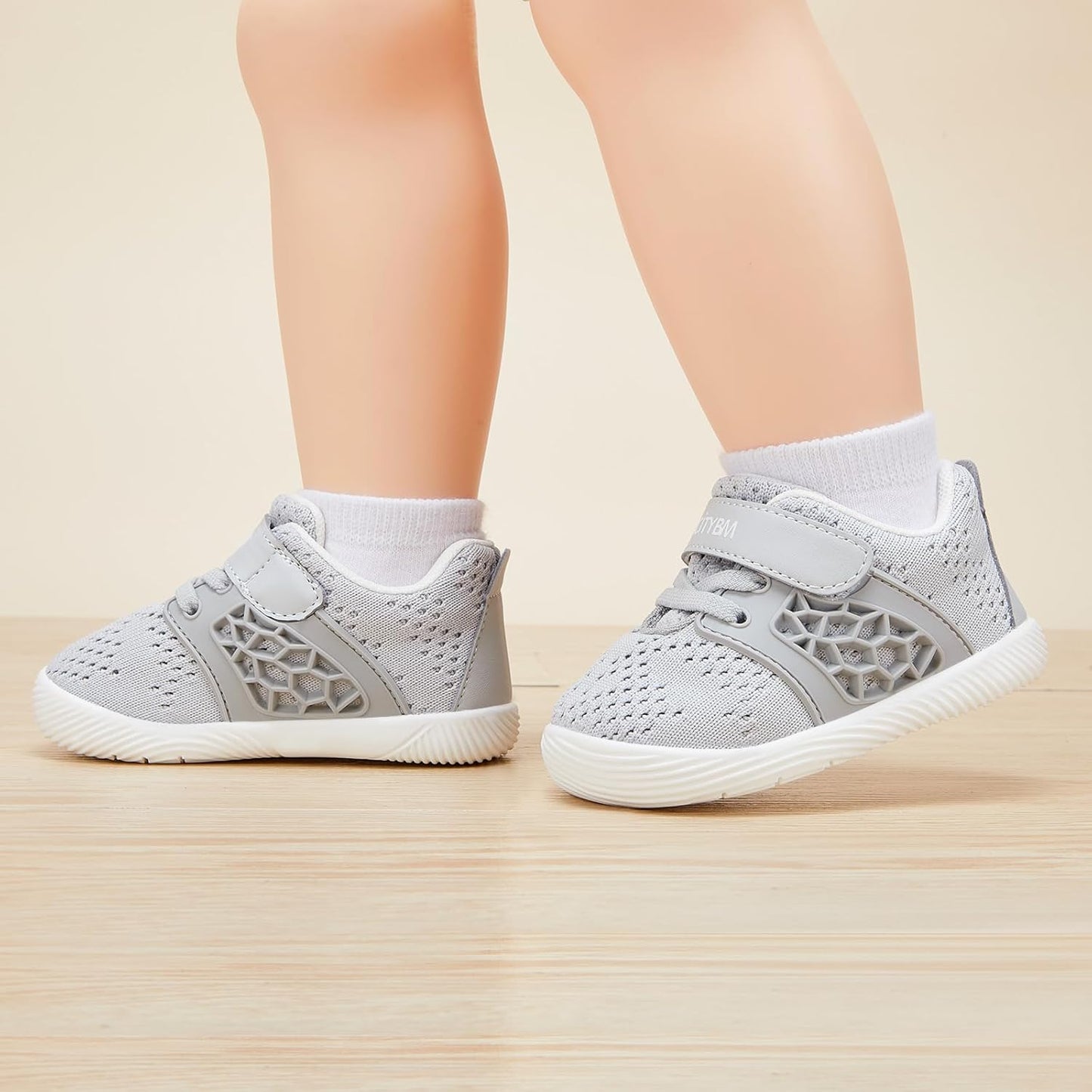 BMCiTYBM Baby Boy Girl Shoes Breathable Mesh Walking Shoes Lightweight Non-Slip Sneakers Infant