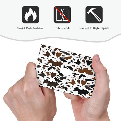 Decorative Light Switch Cover Rustic Cowhide Highland Cow Milk Cow 1 Gang Single Toggle Device