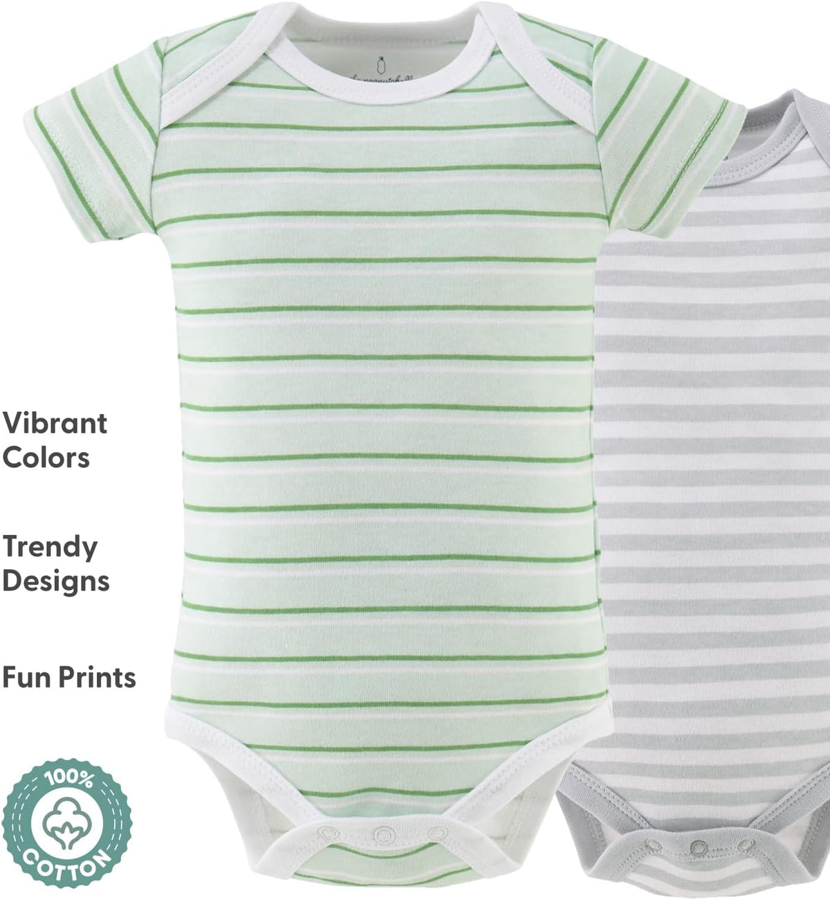 The Peanutshell Baby Bodysuits for Boys or Girls, Gender Neutral Baby Clothes, Newborn to 24m Baby