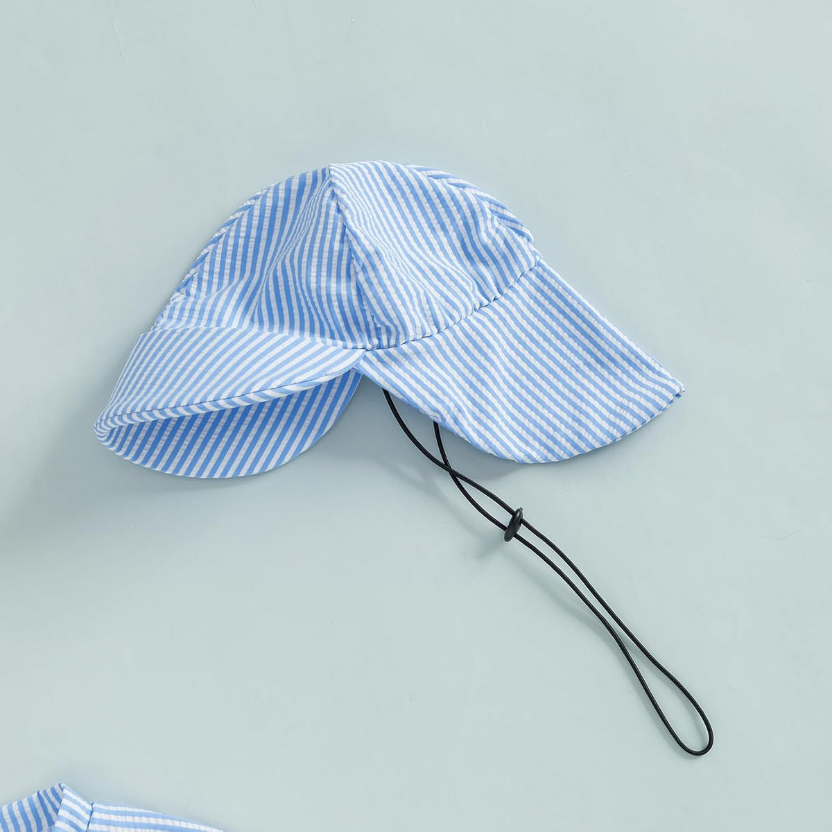 Toddler Baby Boys Seersucker Short Sleeve One Piece Rash Guard Swimsuit Zipper Bathing Suit