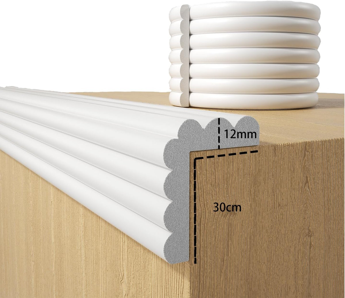 Baby Proofing Wall Corner Protector,Edge Guard Corner Protector,6.56ft Thinken Soft Corner