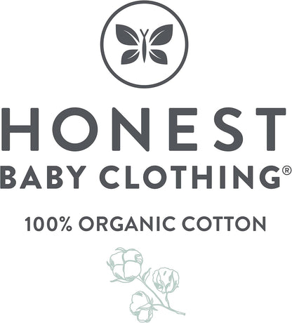 HonestBaby 10-Pack Short Sleeve T-shirts 100% Organic Cotton Baby, Toddler, Little Kids, Boys