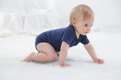 Baby Bodysuit Short Sleeve one-Piece Newborn Baby Clothes for Baby Boy and Girls