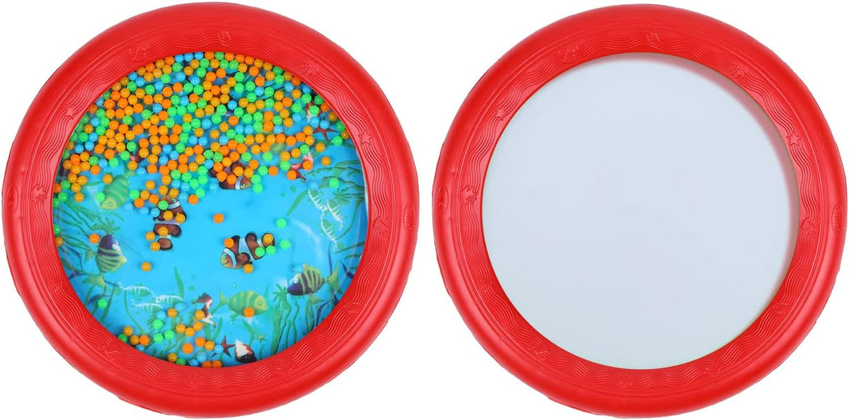Musfunny Ocean Drum Wave Bead Drums Gentle Sea Sound Music Gift Musical Educational Sea Sound Drum