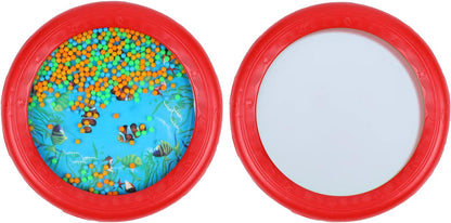 Musfunny Ocean Drum Wave Bead Drums Gentle Sea Sound Music Gift Musical Educational Sea Sound Drum