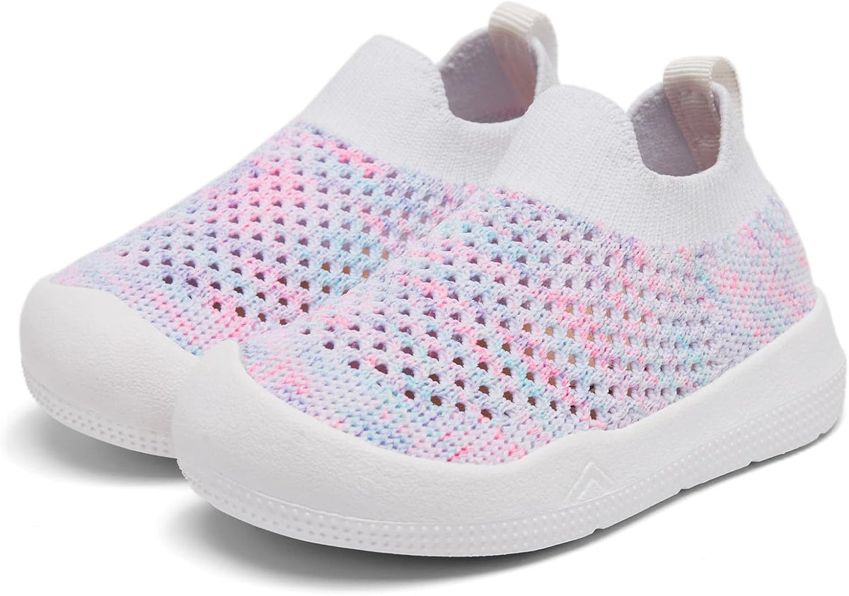 Eashi Baby Boy Girl Non-Skid Indoor Infant Walking Shoes Breathable Warm Elastic Sock Shoes with