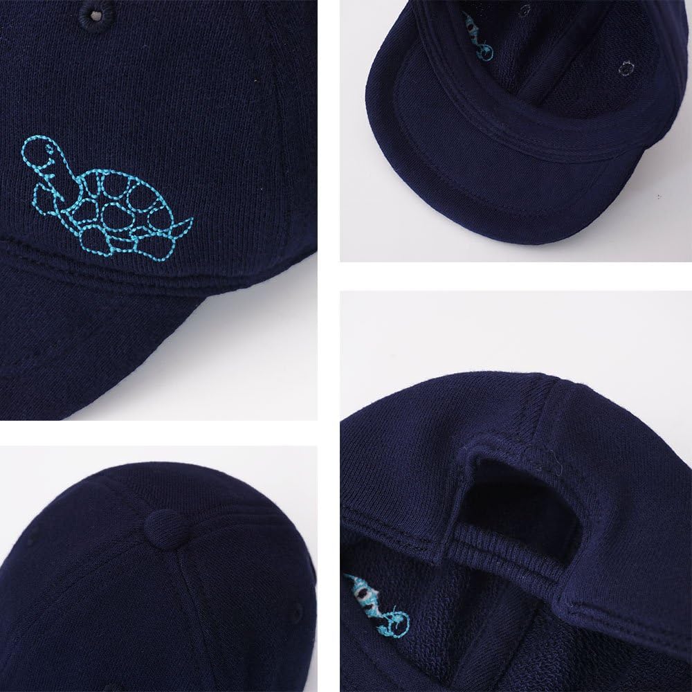 Keepersheep Baby Baseball Cap Infant Sun Hat, Cotton Knit with Soft Brim, Adjustable Soft Newborn