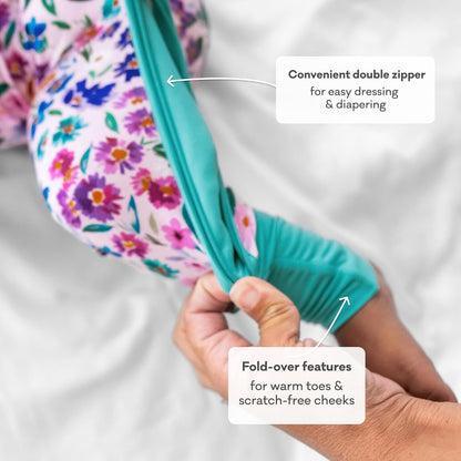 Little Sleepies Pajamas for Baby Boys & Girls, Viscose from Bamboo Baby Pajamas, Preemie & Newborn