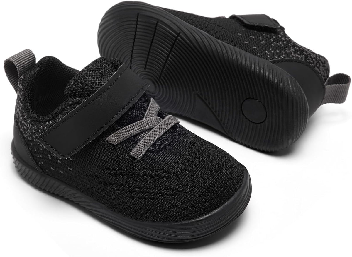 MORENDL Toddler Sneakers Baby Boys & Girls Barefoot Shoes Lightweight Breathable Walking Running