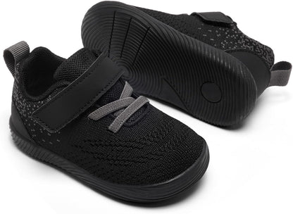 MORENDL Toddler Sneakers Baby Boys & Girls Barefoot Shoes Lightweight Breathable Walking Running