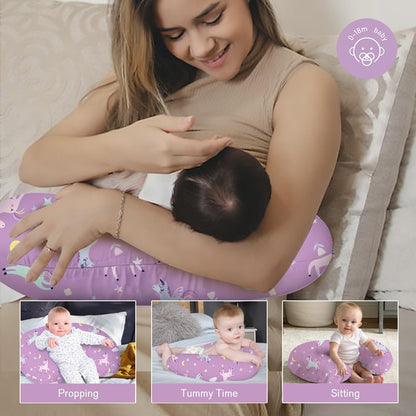 Little Grape Land Nursing Pillow for Infants, Breastfeeding Pillows, Baby Support Pillow for