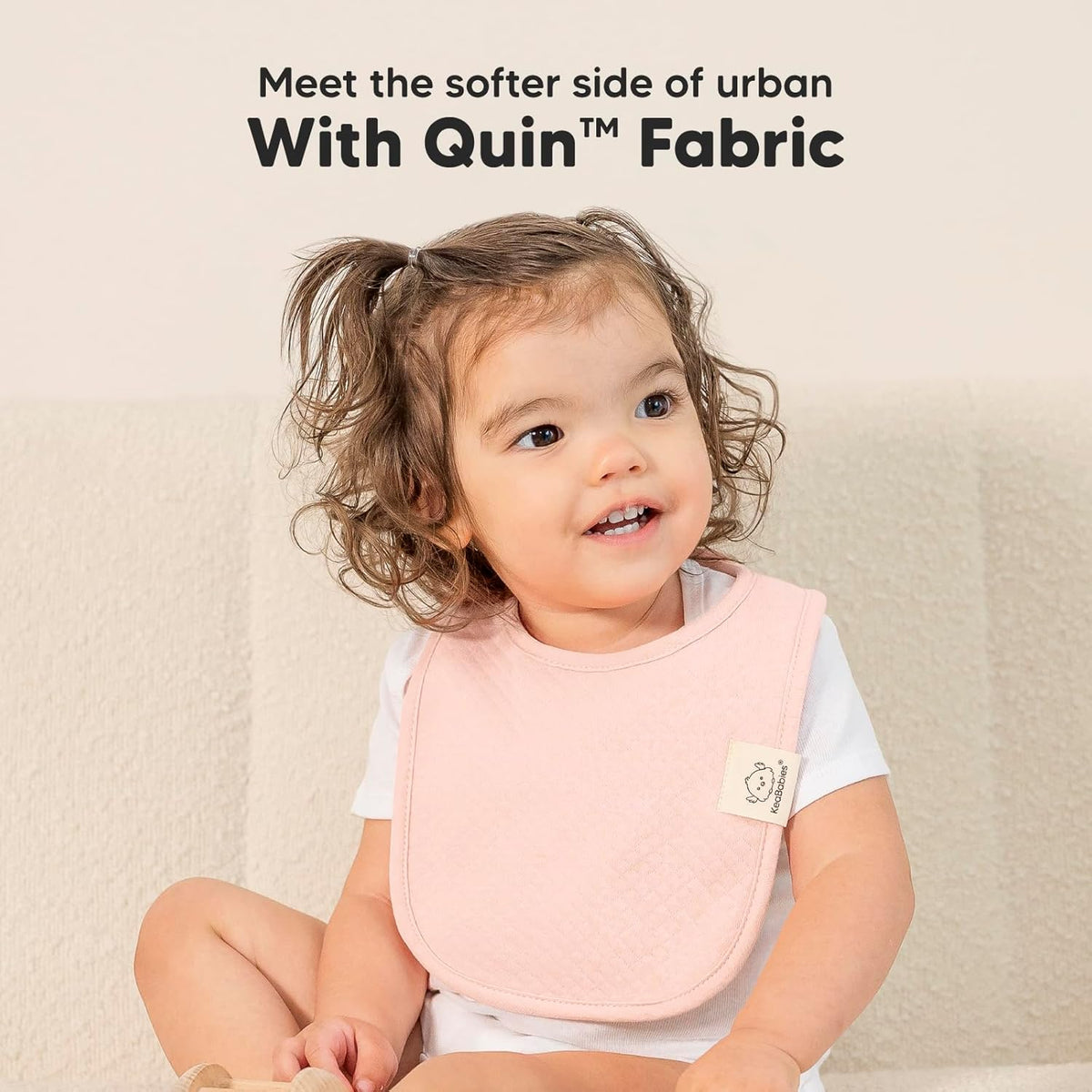 8-Pack Organic Baby Bibs for Girls, Boys - Quilted Cotton Cloth Baby Drool Bibs for Drooling and